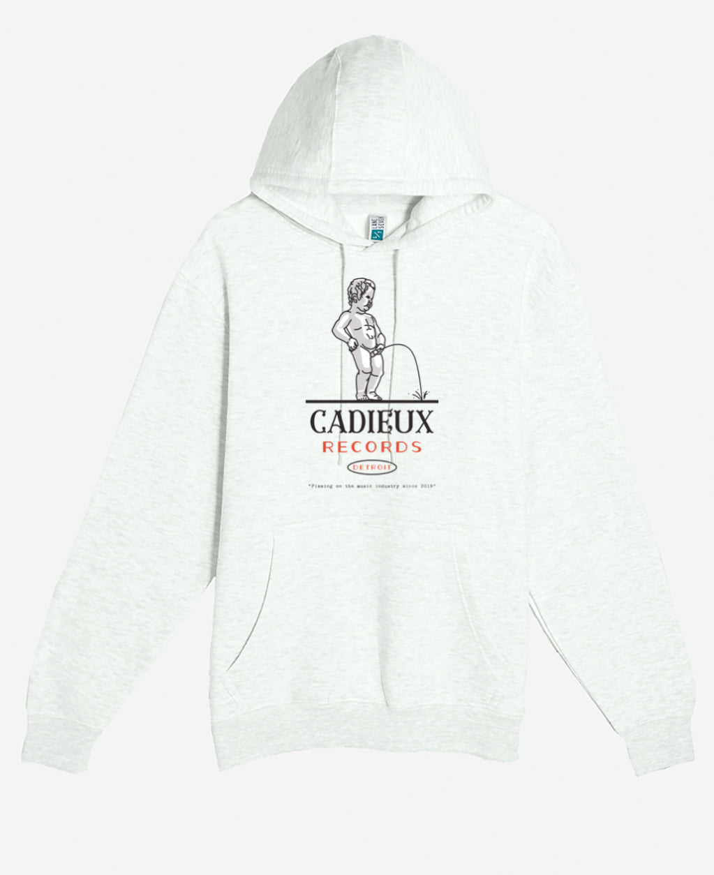 Cadieux Records Hoodie (Light Heather Grey)