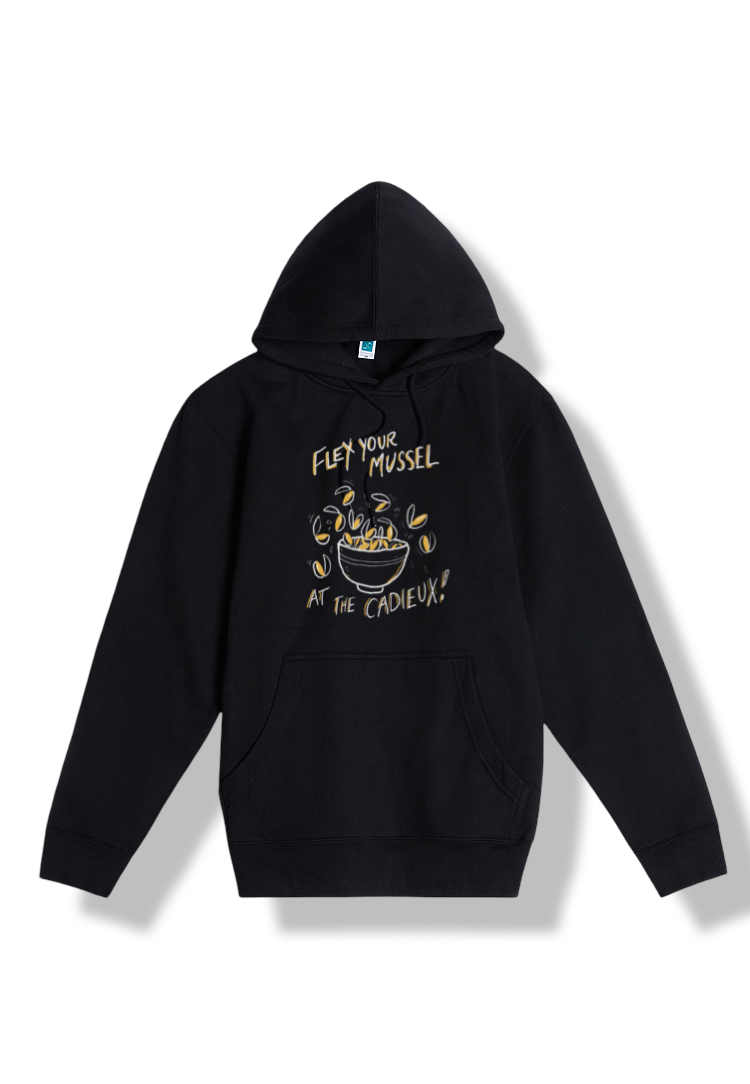 Flex Your Mussel Hoodie (Black)