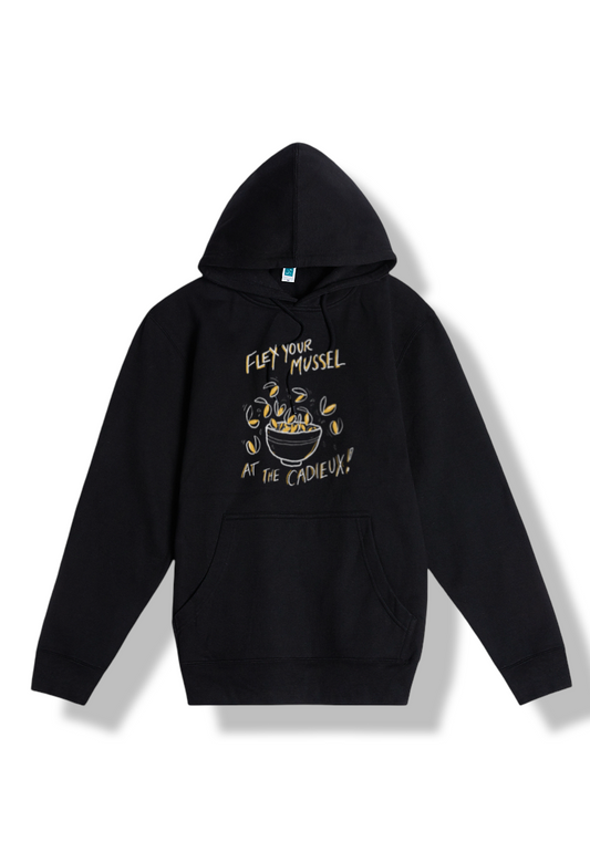Flex Your Mussel Hoodie (Black)